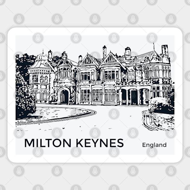 Milton Keynes England Sticker by Lakeric
